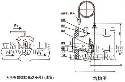 自力式压差控制阀结构图