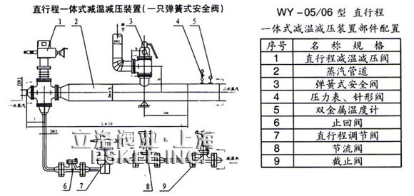 一体式高压减温减压装置示意图02