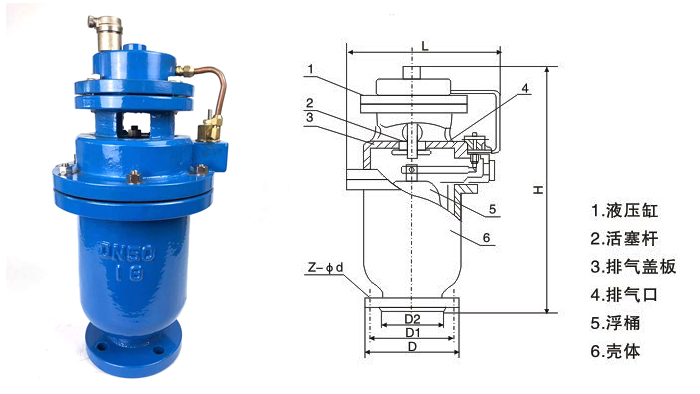 全压高速排气阀结构图