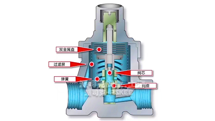 双金属片疏水阀结构图