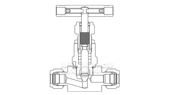 卡套式针型阀结构图